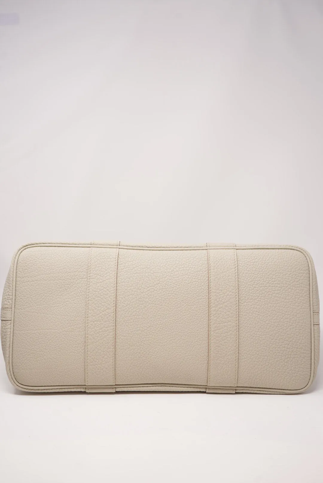 Hermes Garden Party TC Leather White