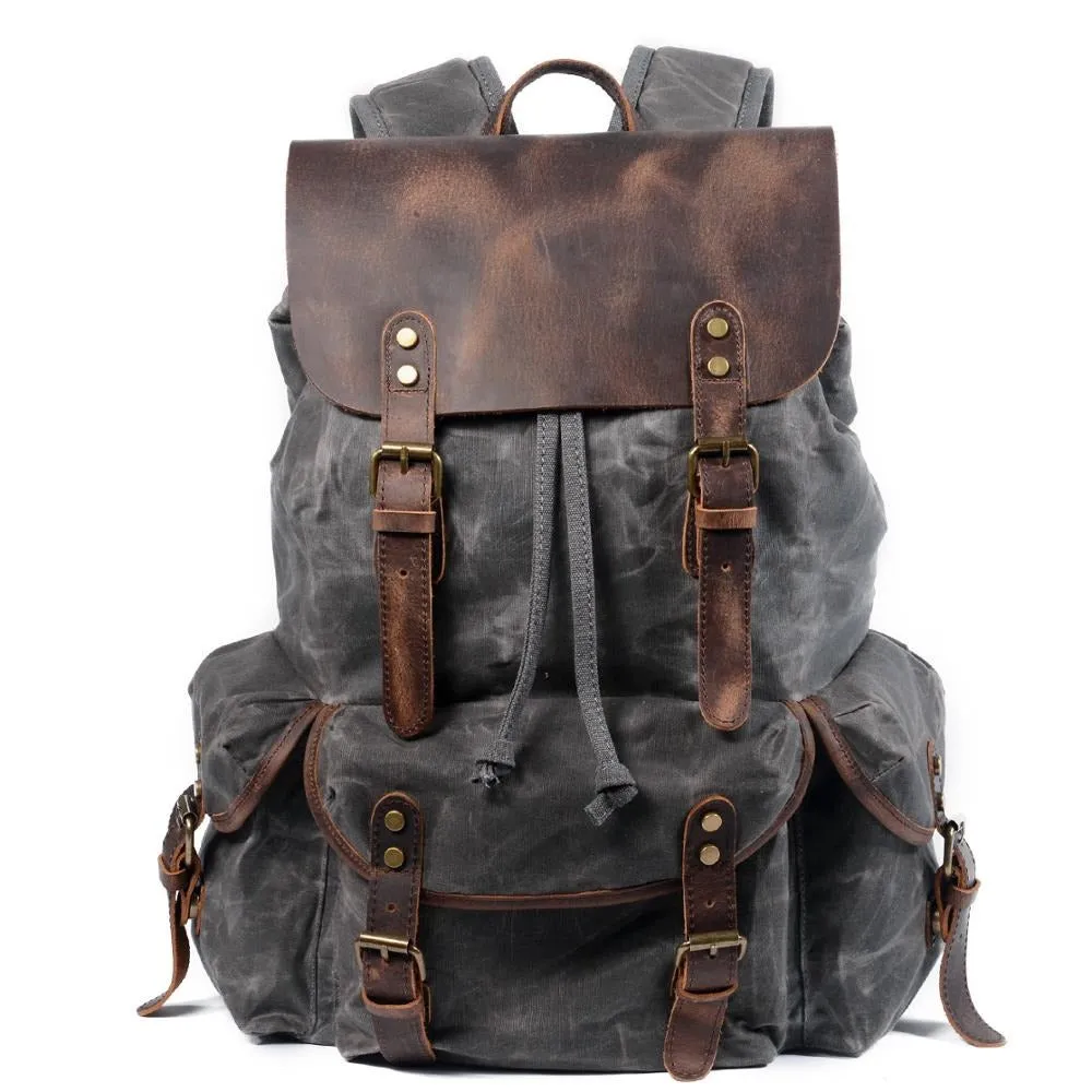 Hinton Crazy Horse Leather Backpack