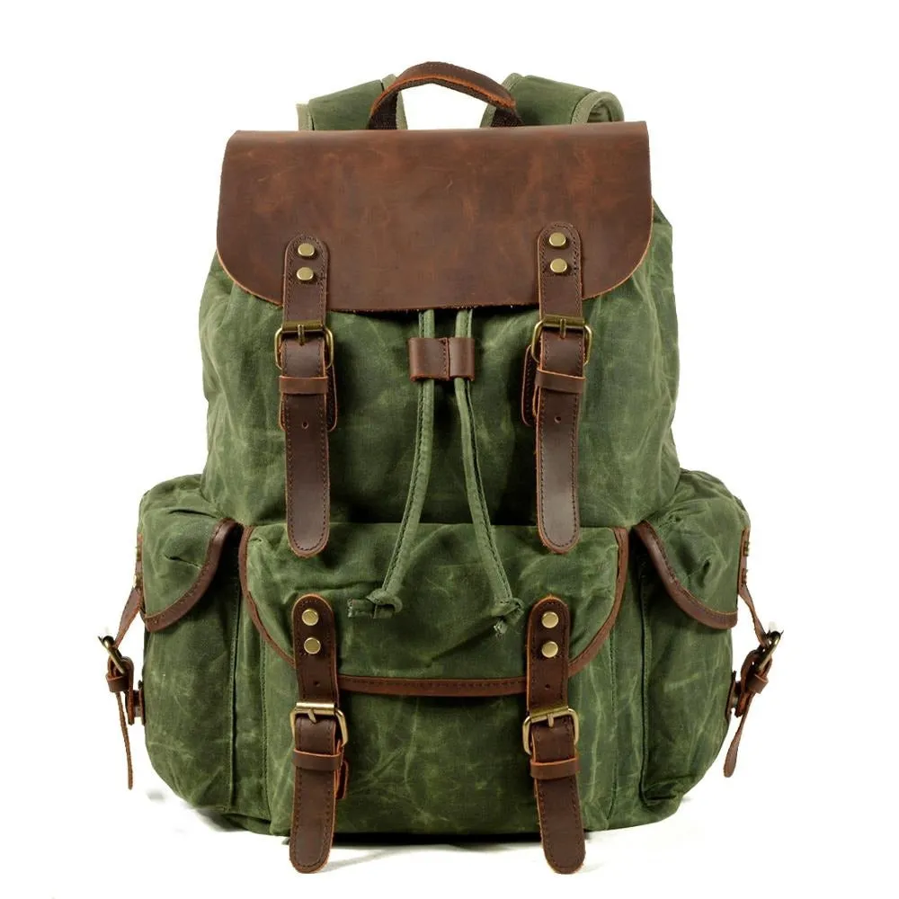 Hinton Crazy Horse Leather Backpack