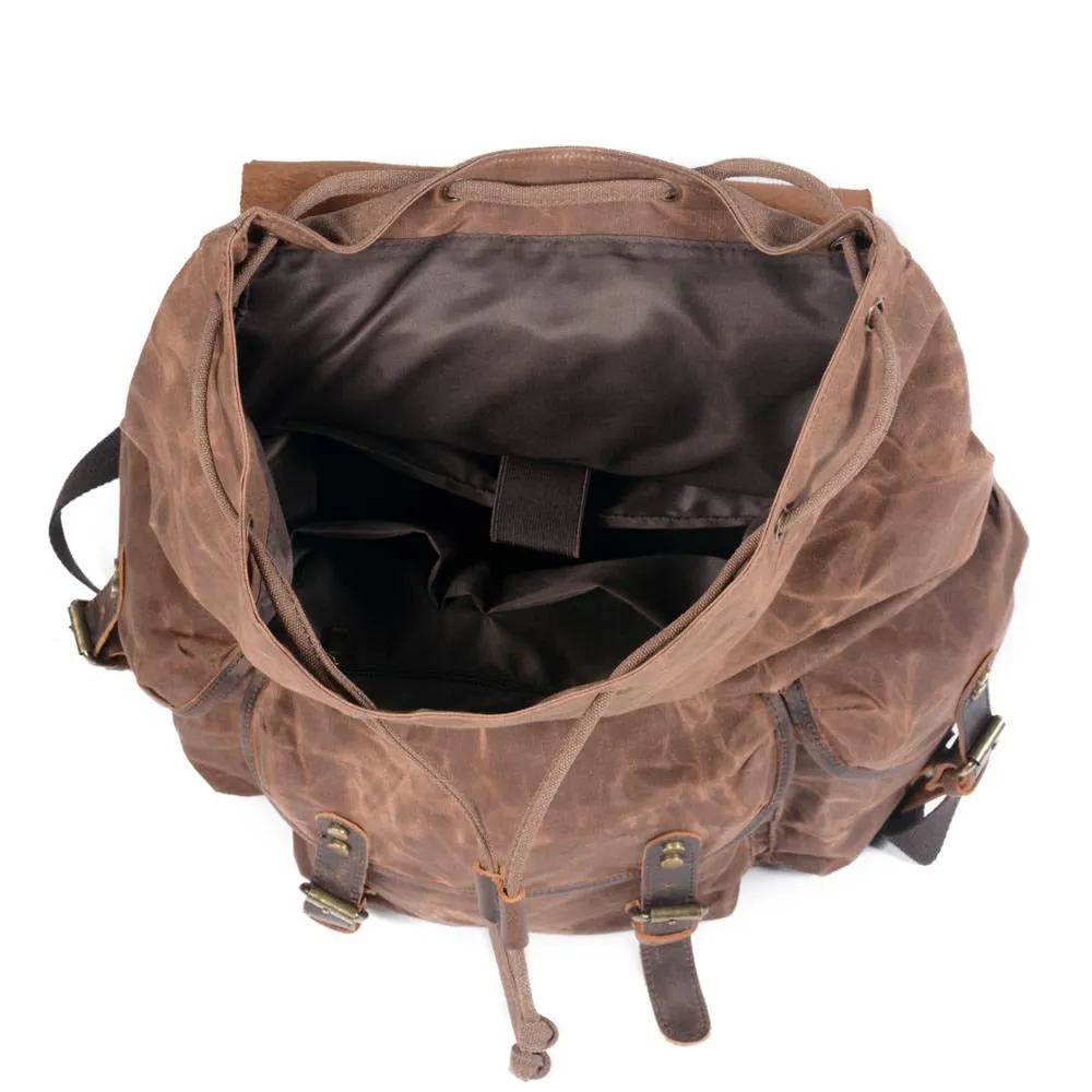 Hinton Crazy Horse Leather Backpack