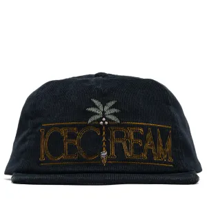 Ice Cream Breezy Snapback Hat - Black