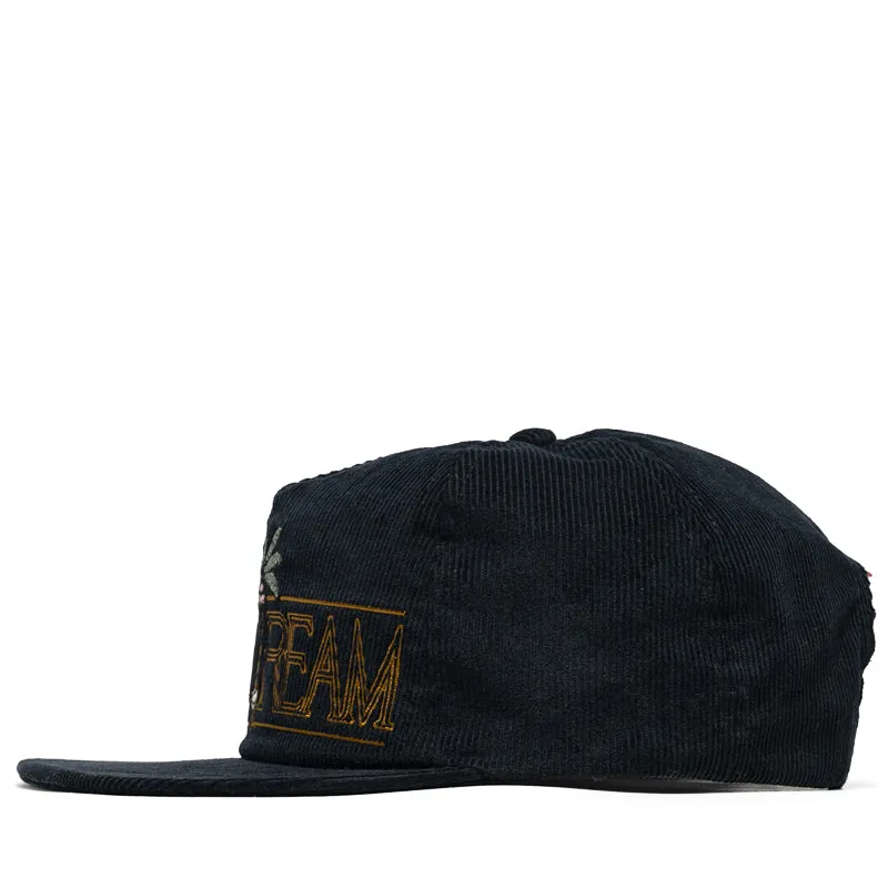Ice Cream Breezy Snapback Hat - Black