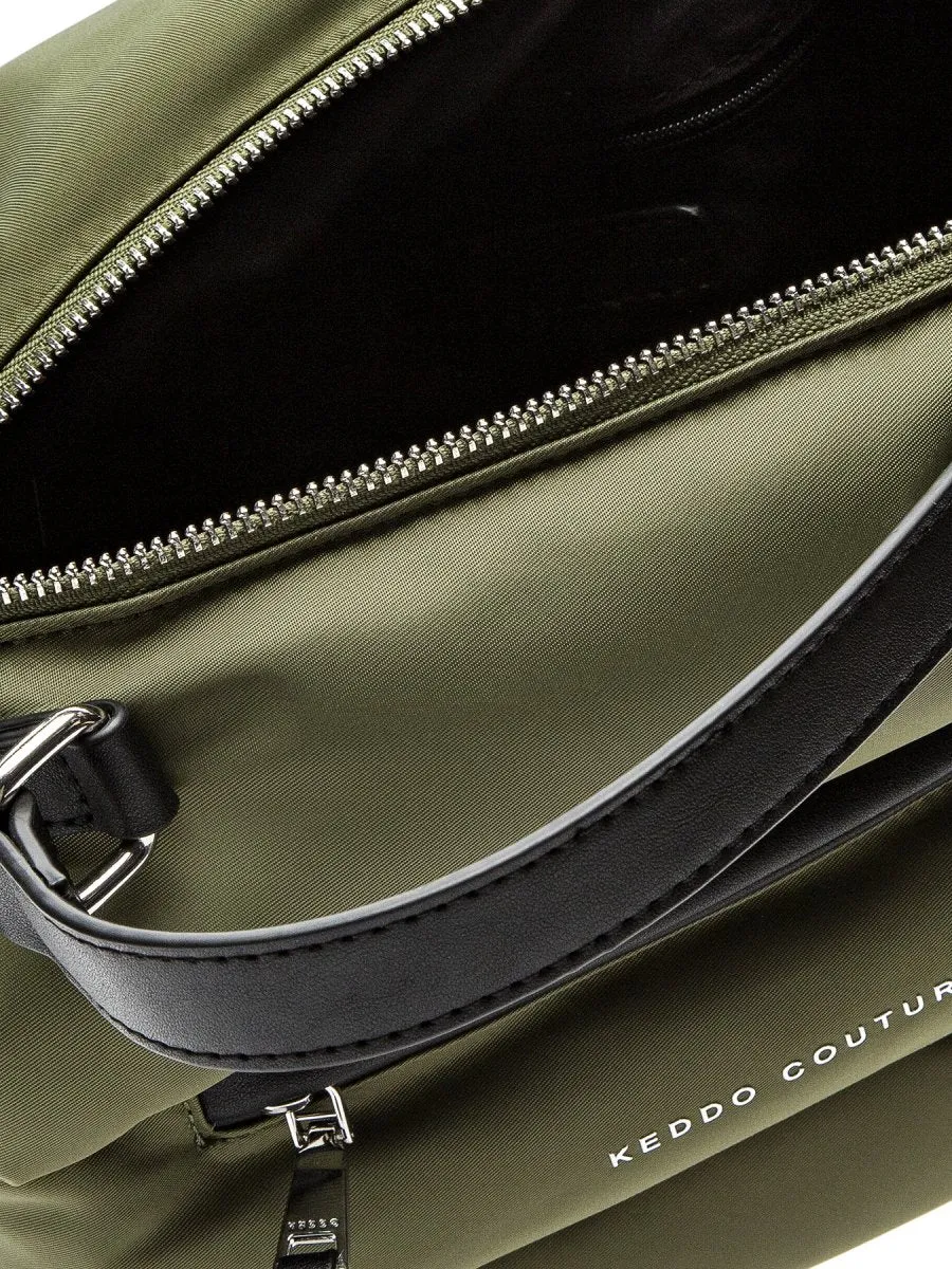 Keddo Couture Khaki Green Puffy Padded Handbag