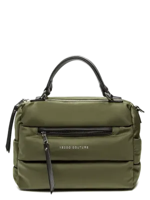 Keddo Couture Khaki Green Puffy Padded Handbag