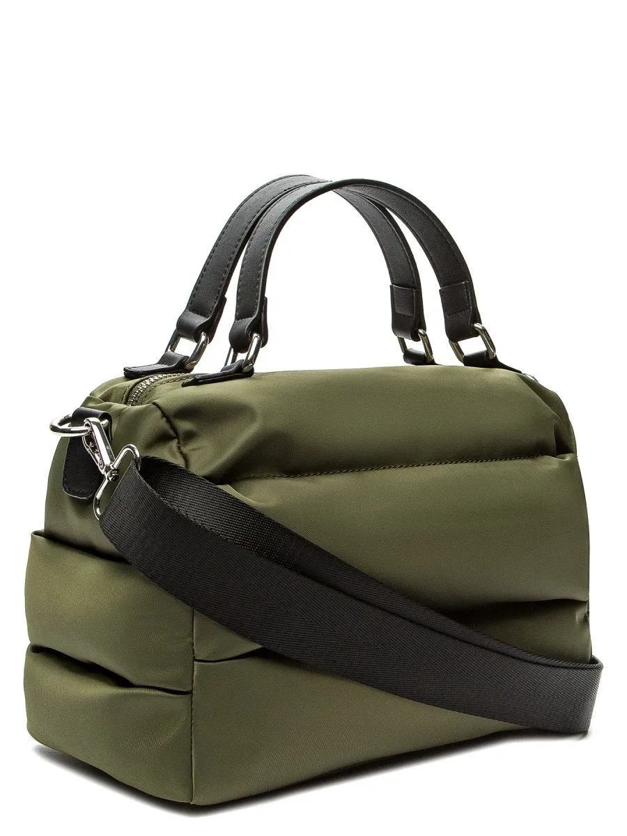 Keddo Couture Khaki Green Puffy Padded Handbag