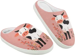 Kids Cotton Slippers Winter Warm Soft Plush Slippers Non Slip Flannel Fuzzy House Shoes Indoor Shoes for Boys Girls US 9-15