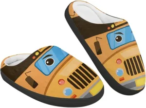 Kids Winter Slippers for Boys Girls Soft Plush Warm Slippers Indoor Non Slip Flannel Fuzzy House Cotton Shoes US 9-15