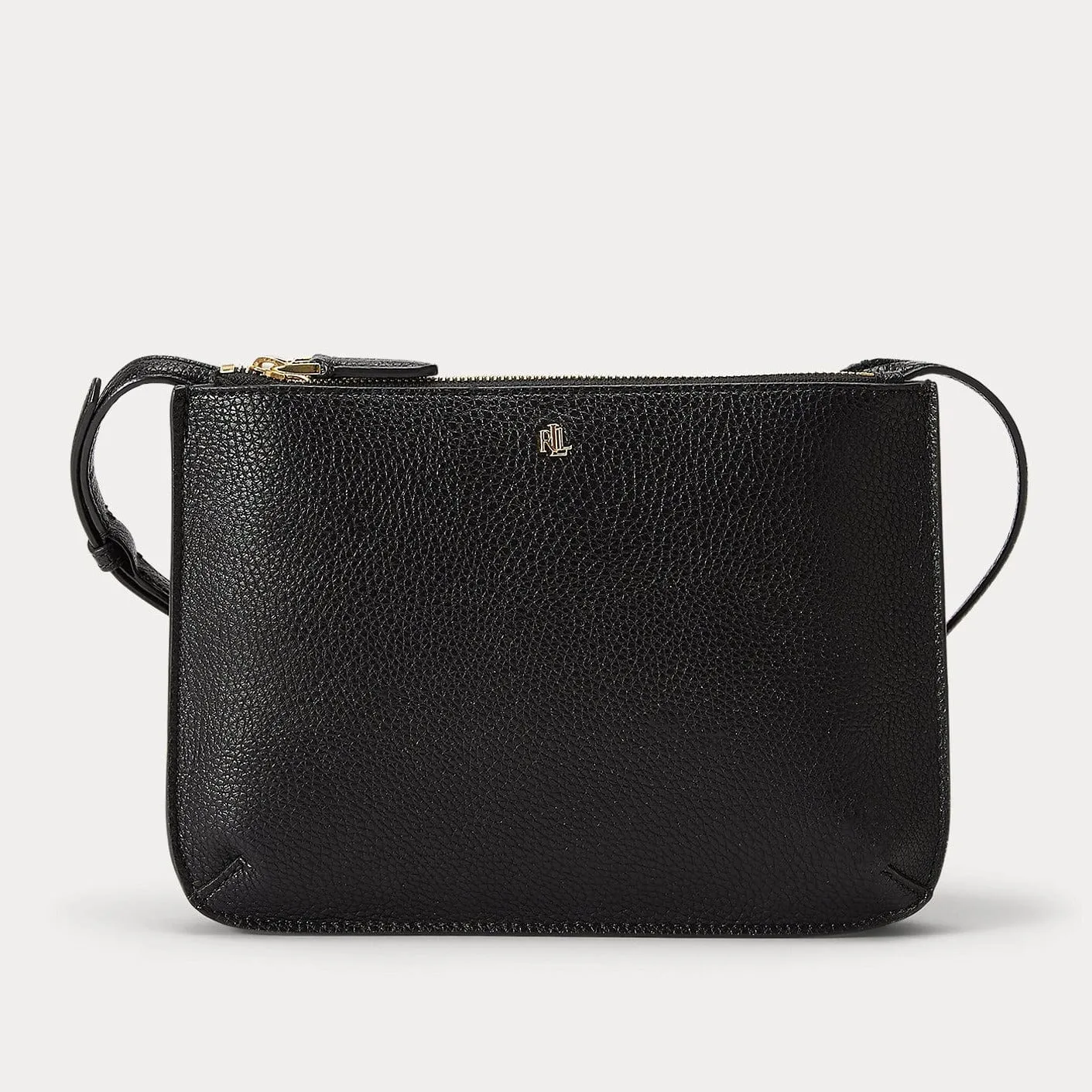 Lauren Ralph Lauren Faux-Leather Carter Crossbody in Black