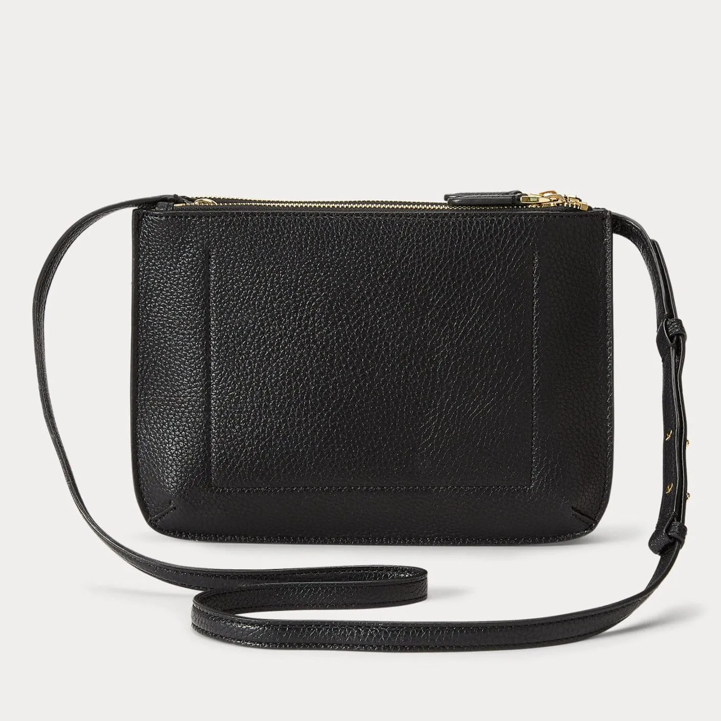 Lauren Ralph Lauren Faux-Leather Carter Crossbody in Black