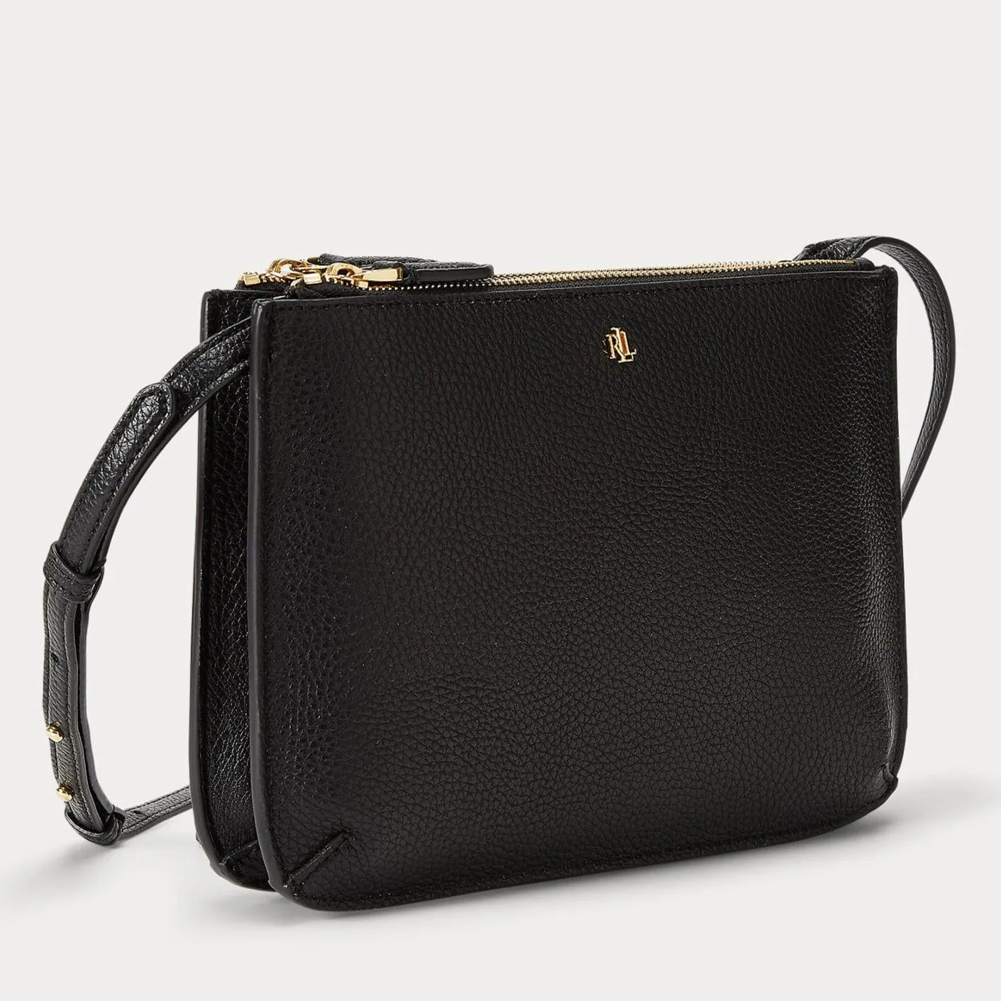 Lauren Ralph Lauren Faux-Leather Carter Crossbody in Black