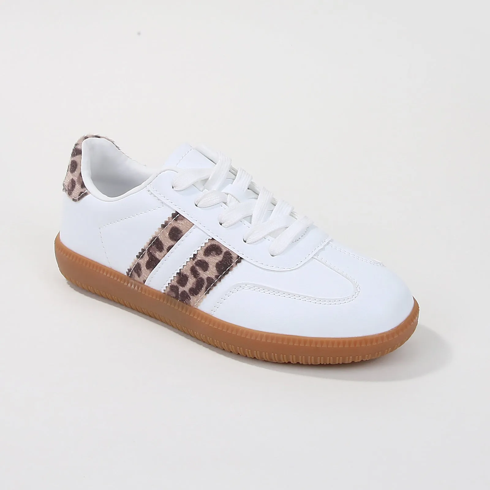 Luella Classic Two-Tone Striped Sneakers