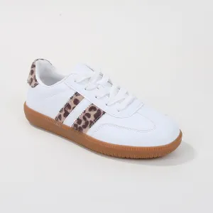 Luella Classic Two-Tone Striped Sneakers