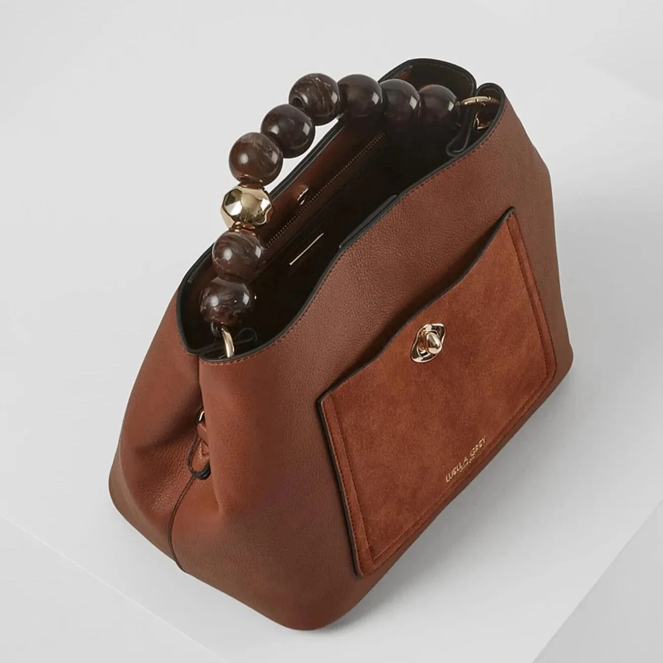 Luella Grey Lucia Conker Crossbody in Brown