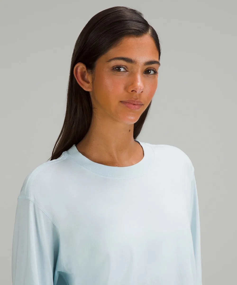 Lululemon All Yours Long Sleeve Shirt, Blue