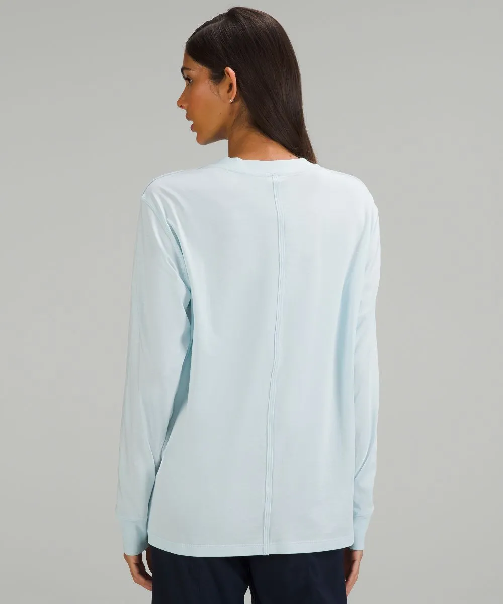 Lululemon All Yours Long Sleeve Shirt, Blue