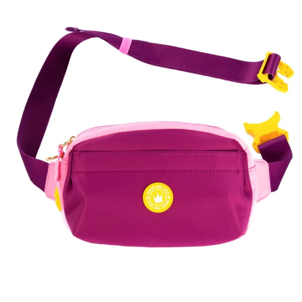 Magnetic Snap Dog Walking Bum Bag - We're Jammin'