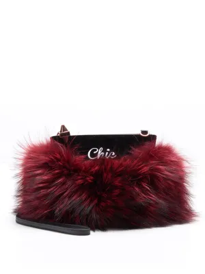 Majorelle Fur Pouch