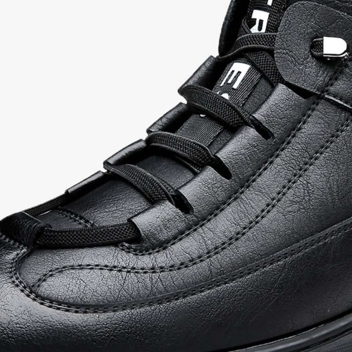 Men's Cashmere Warm Boots, Anti-Slip Snow Boots for Men, Waterproof High-Top Plus Thickened Lining Snow Boots for Men