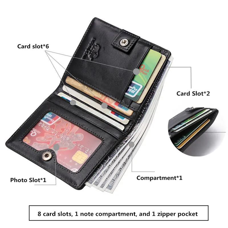 Men's Stylish Mini Leather Coin Purse