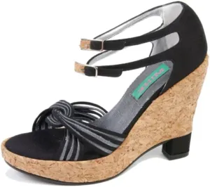 Mink Women's Gorilla Vegan Wedge Sandal