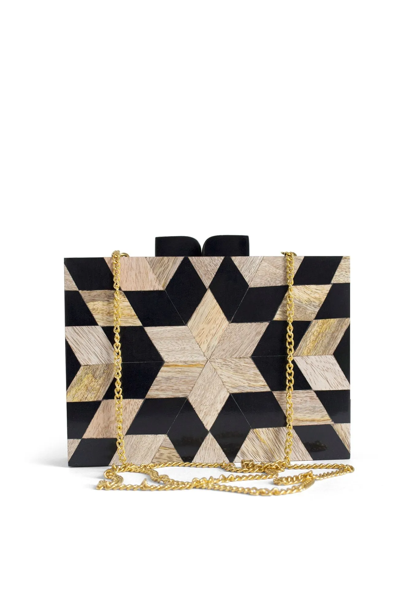 Modern Geometric Box Bag