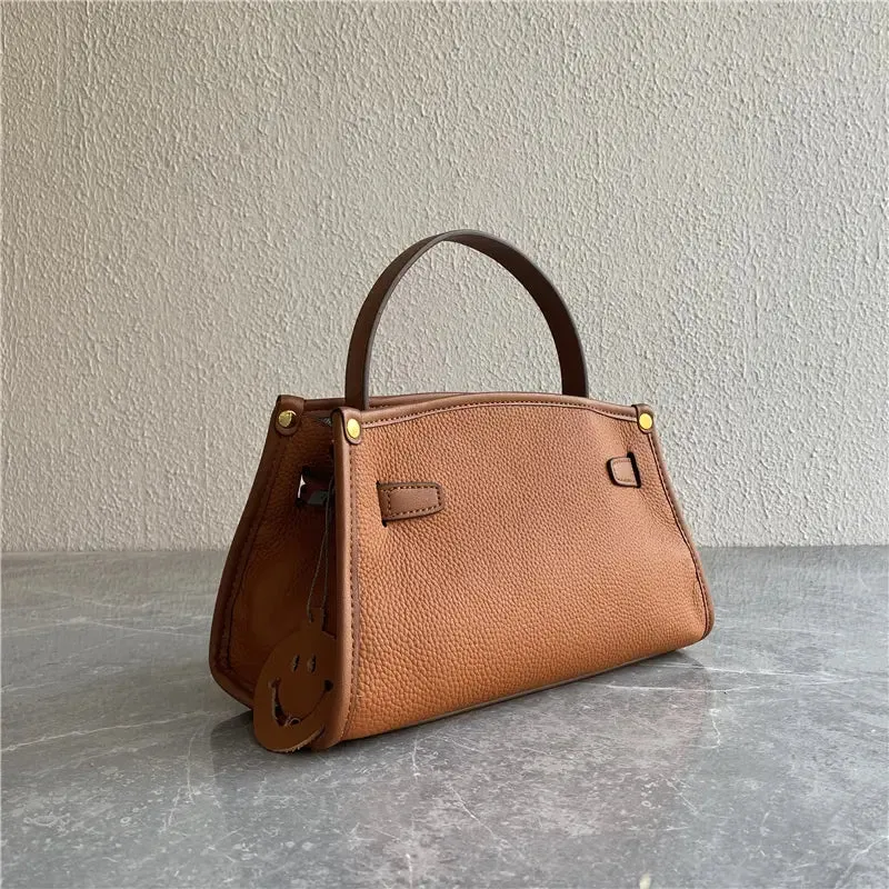 Mugrs™ Chic Leather Kelly Tote Bag
