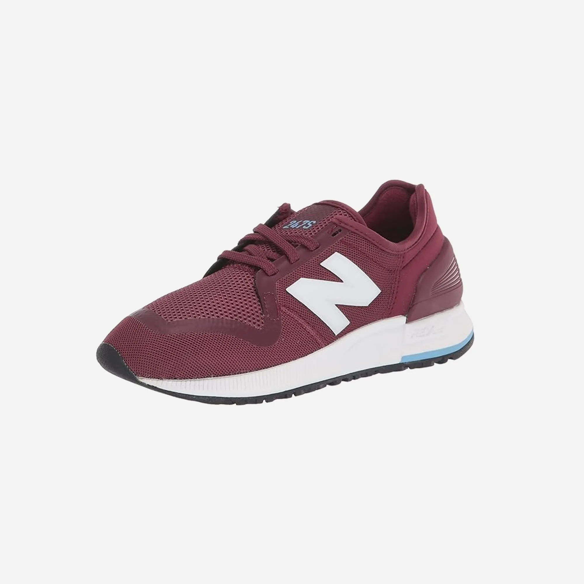 New Balance Lace Up WS247SC3 Running Shoes, Maroon WMNS