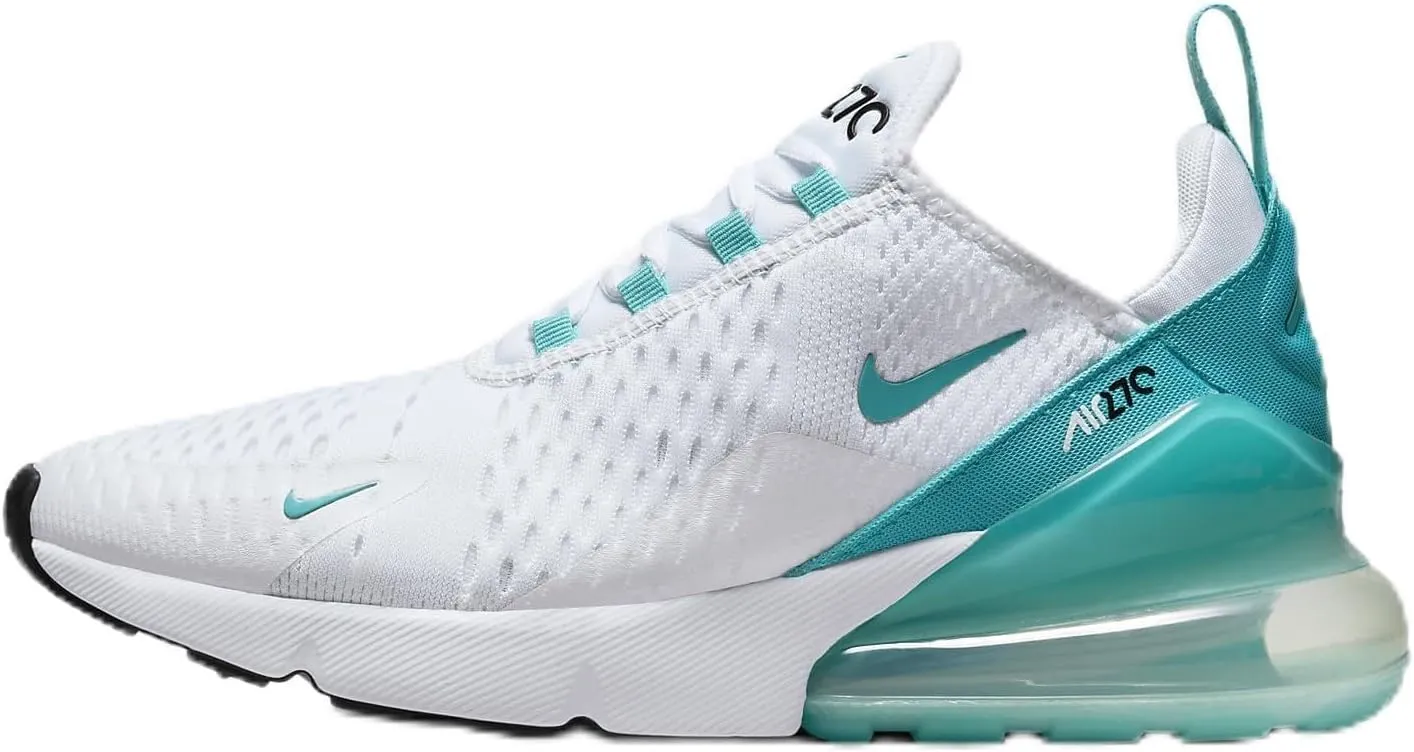 Nike Air Max 270 Women's Shoes (AH6789-119, White/Dusty Cactus/Black/Dusty Cactus) Size 7