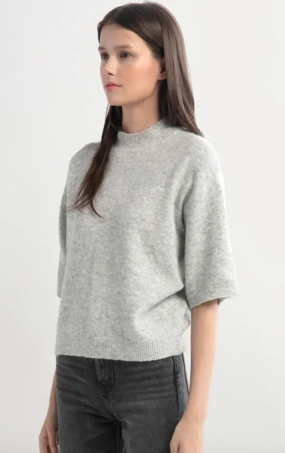 Pack Your Bags Mock Neck Top
