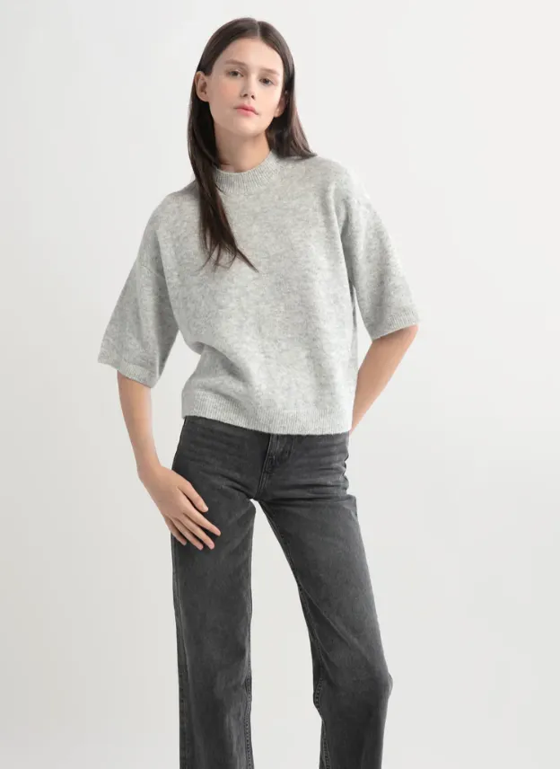 Pack Your Bags Mock Neck Top