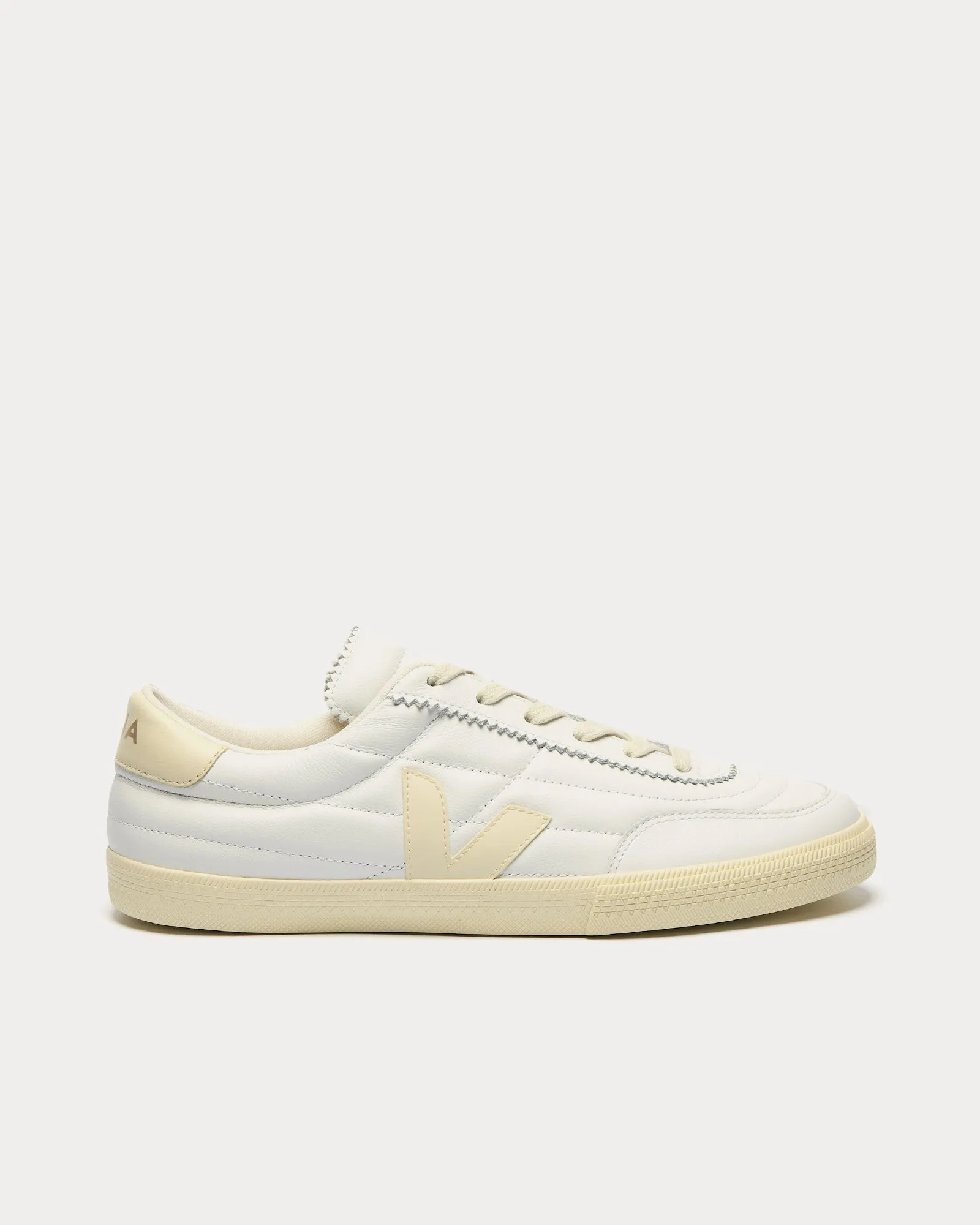 Panenka Leather White / Calcaire Low Top Sneakers