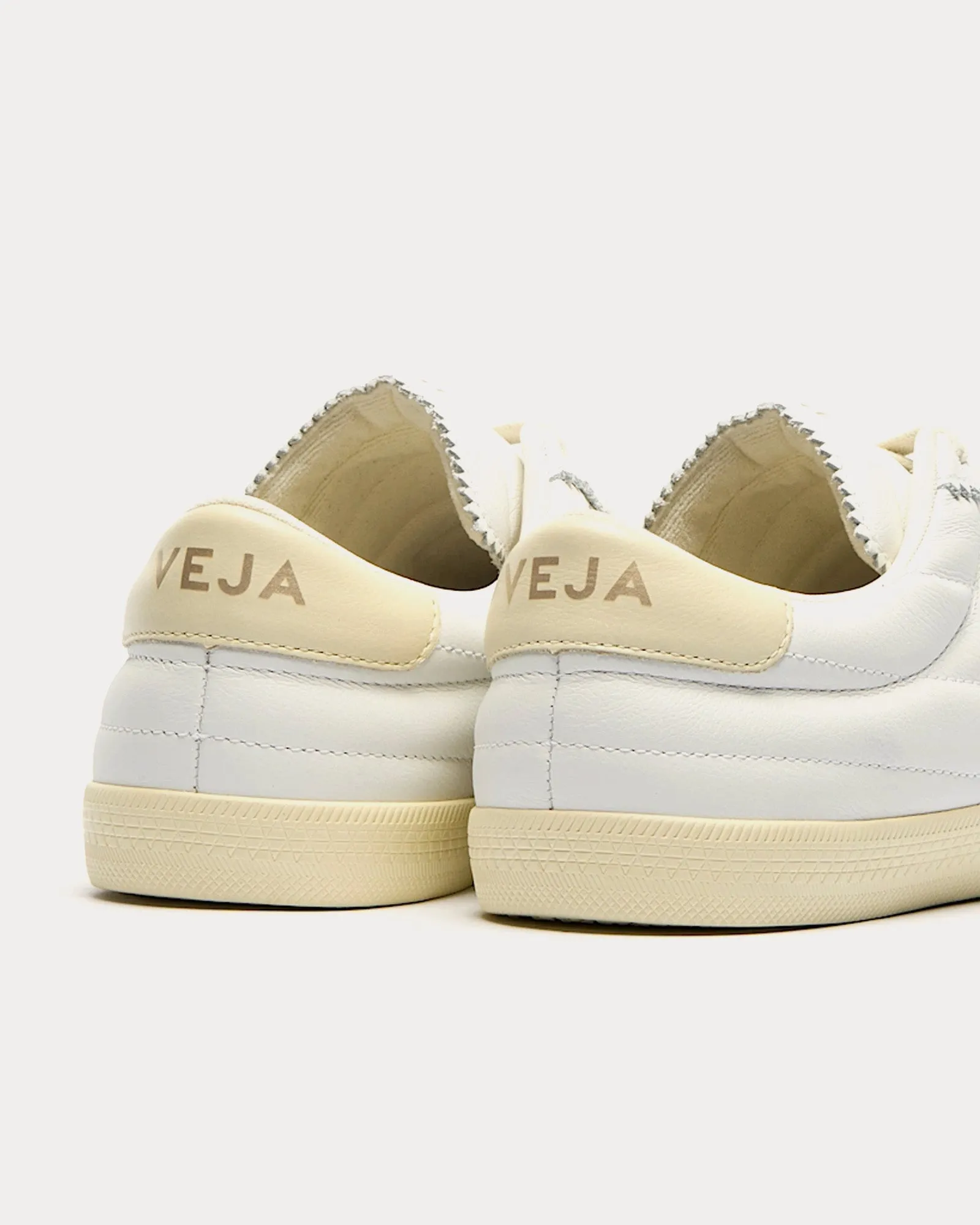 Panenka Leather White / Calcaire Low Top Sneakers
