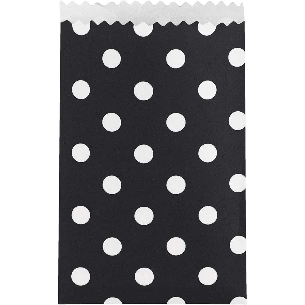 PAPER TREAT BAG SMAL BLACK DOTS