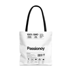 Passionoy Label Tote Bag - Custom Printed Stylish and Functional Tote