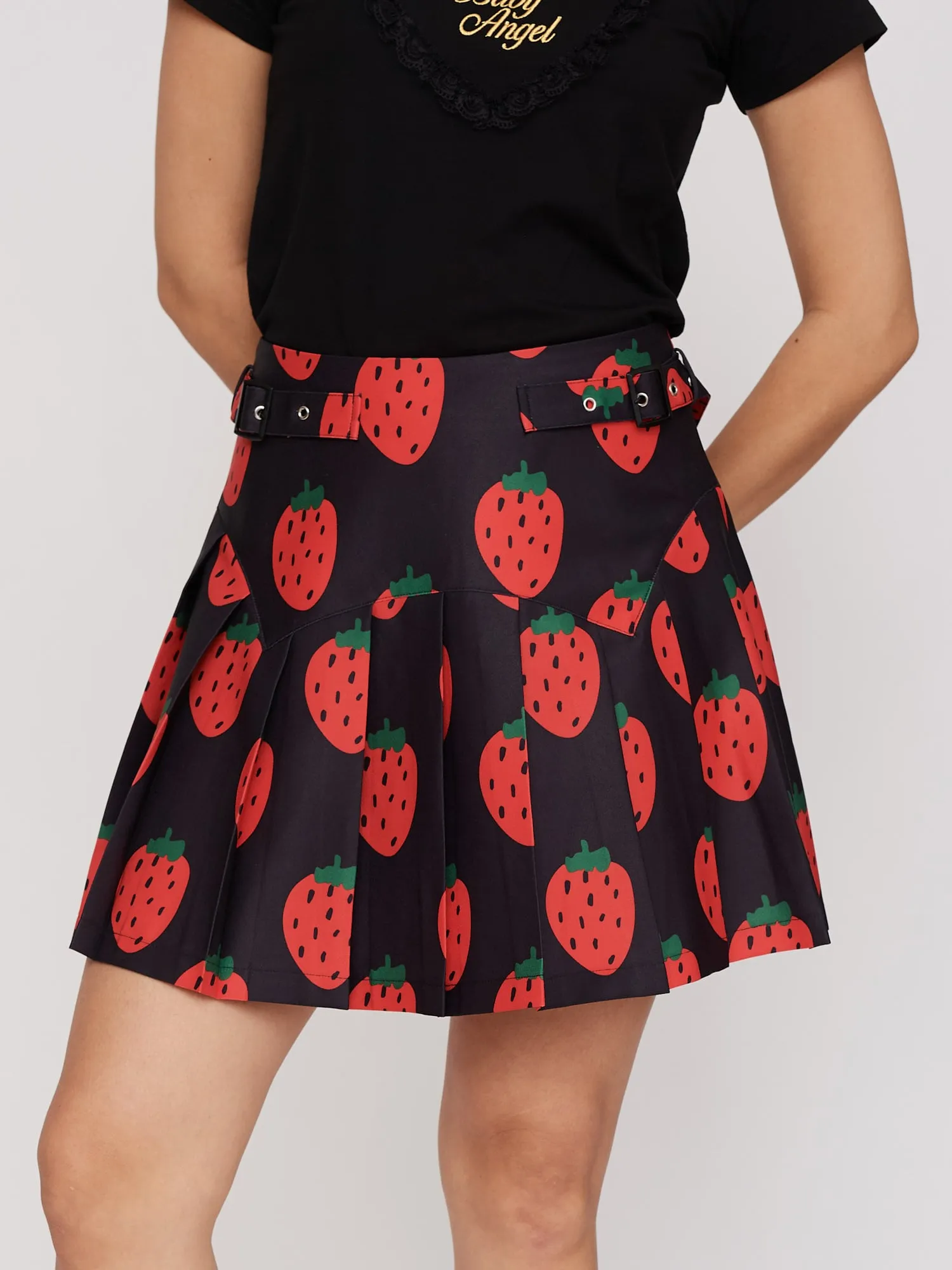 Picking Strawberries Mini Skirt