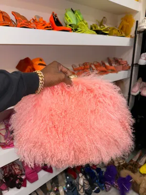 Pink Mongoose Fur Purse 1 of 1
