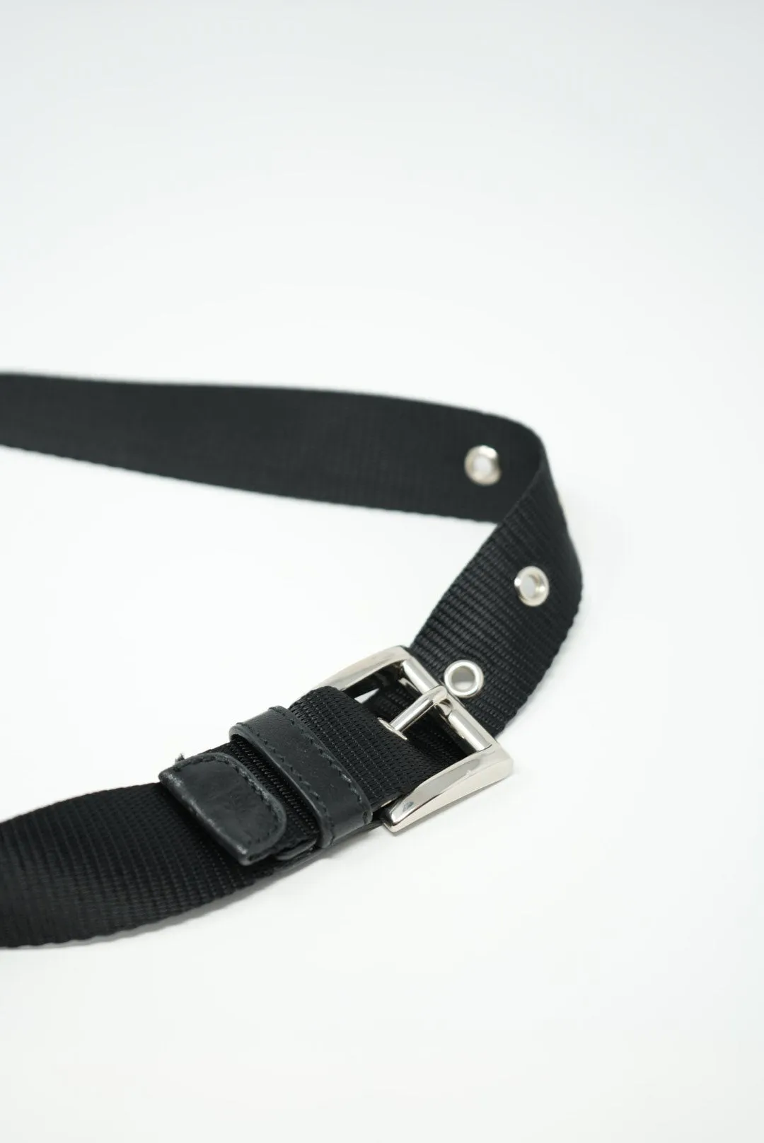 Prada Nylon Mini Shoulder Bag Black