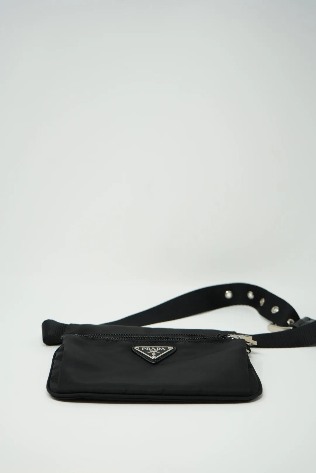 Prada Nylon Mini Shoulder Bag Black