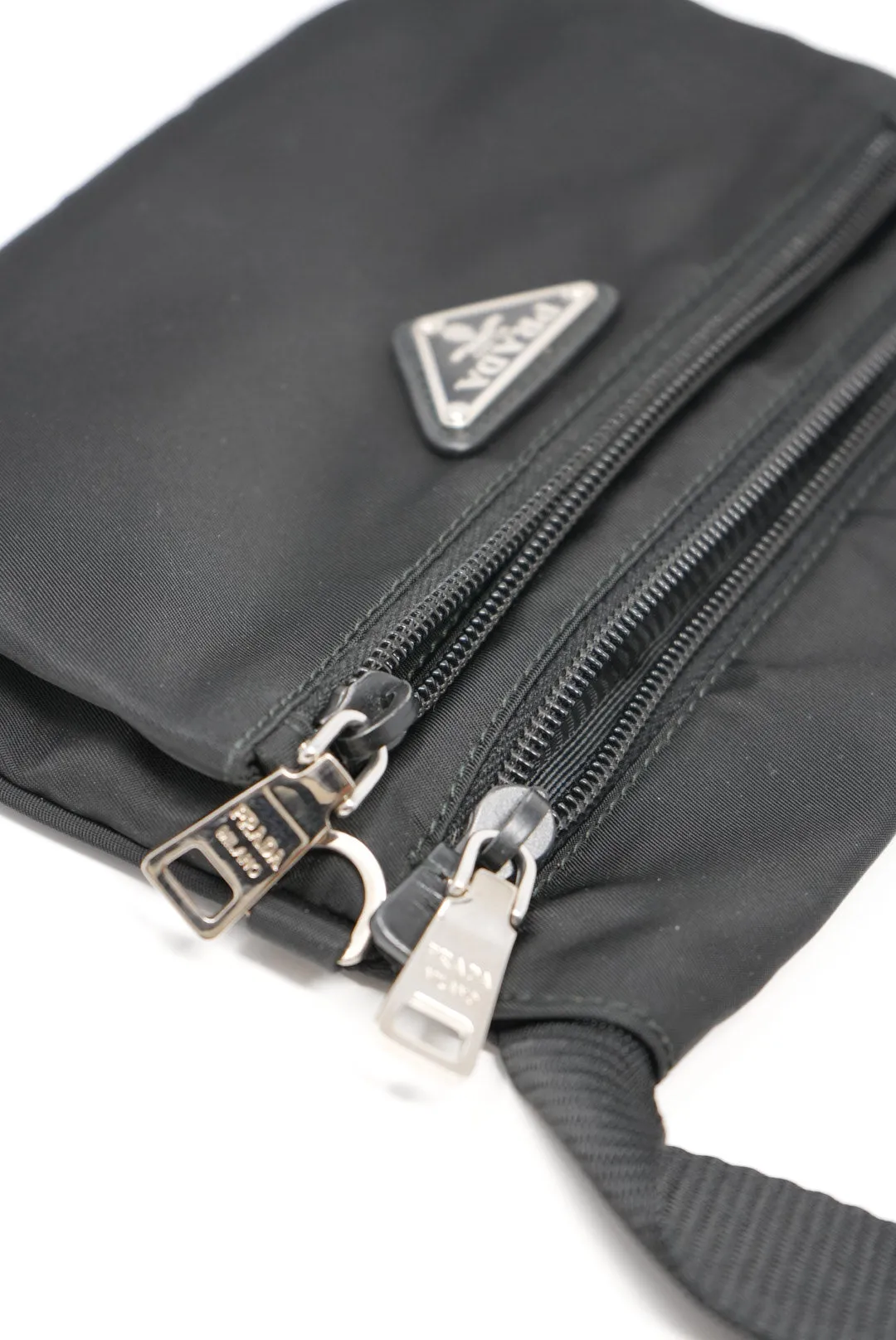 Prada Nylon Mini Shoulder Bag Black