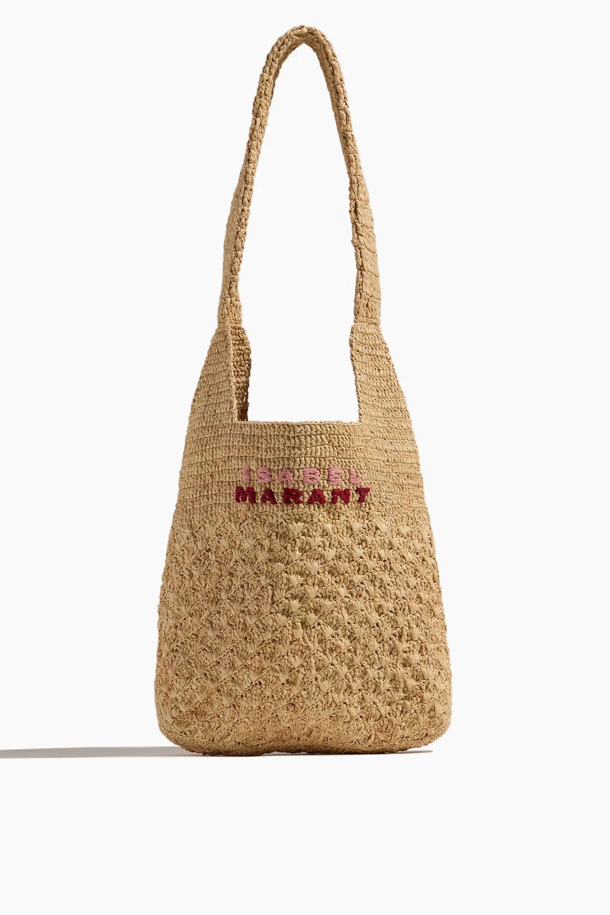 Praia Small Bag in Natural/Pink