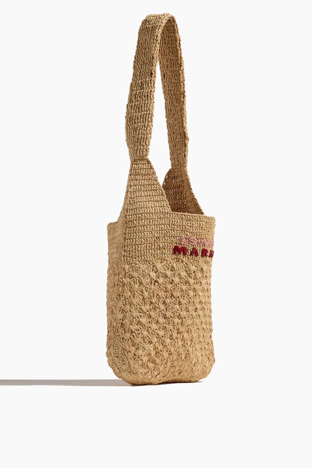 Praia Small Bag in Natural/Pink