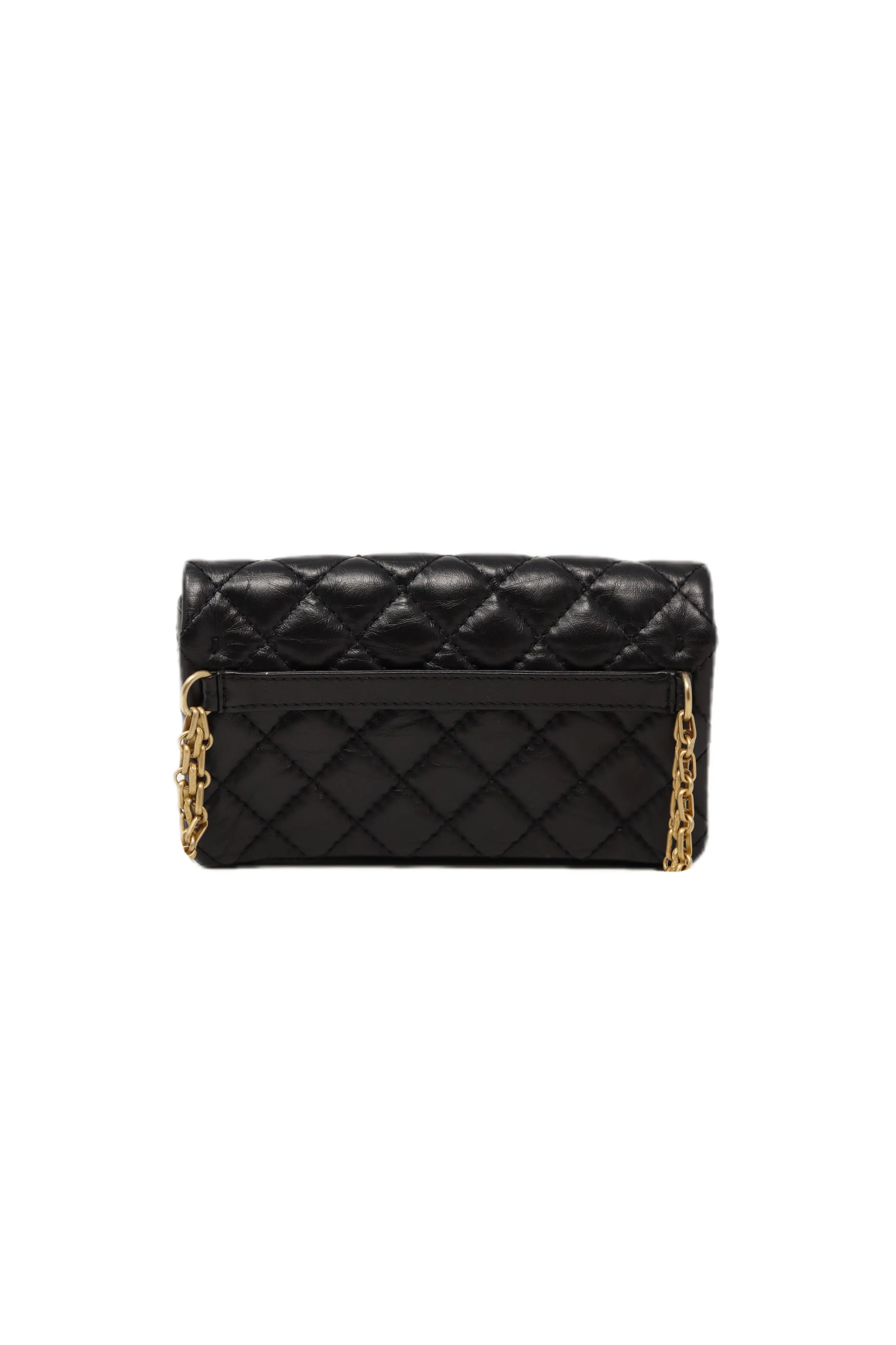 Pre-Owned Chanel 2019 2.55 mini Waist Bag Aged Calfskin