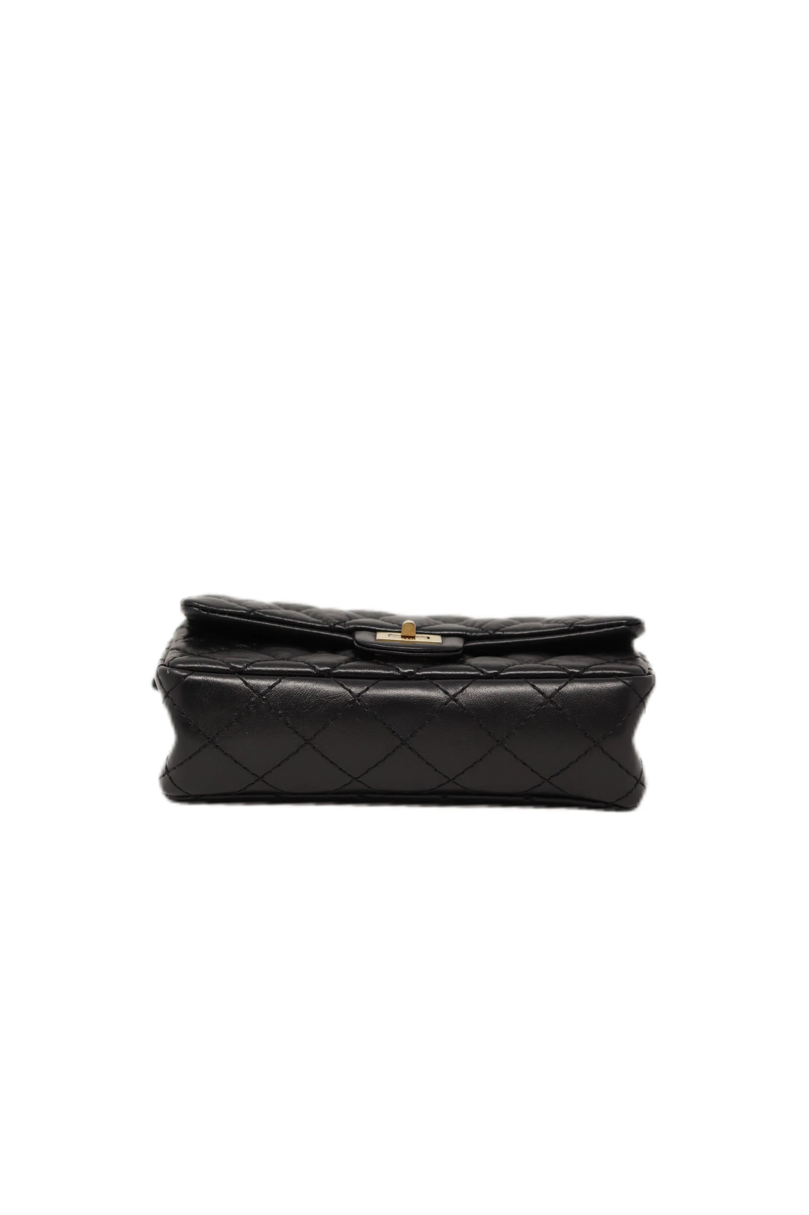 Pre-Owned Chanel 2019 2.55 mini Waist Bag Aged Calfskin