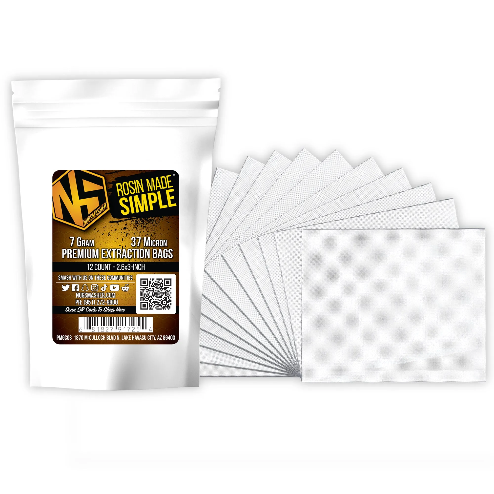 Professional Nugsmasher Rosin Bag Kit