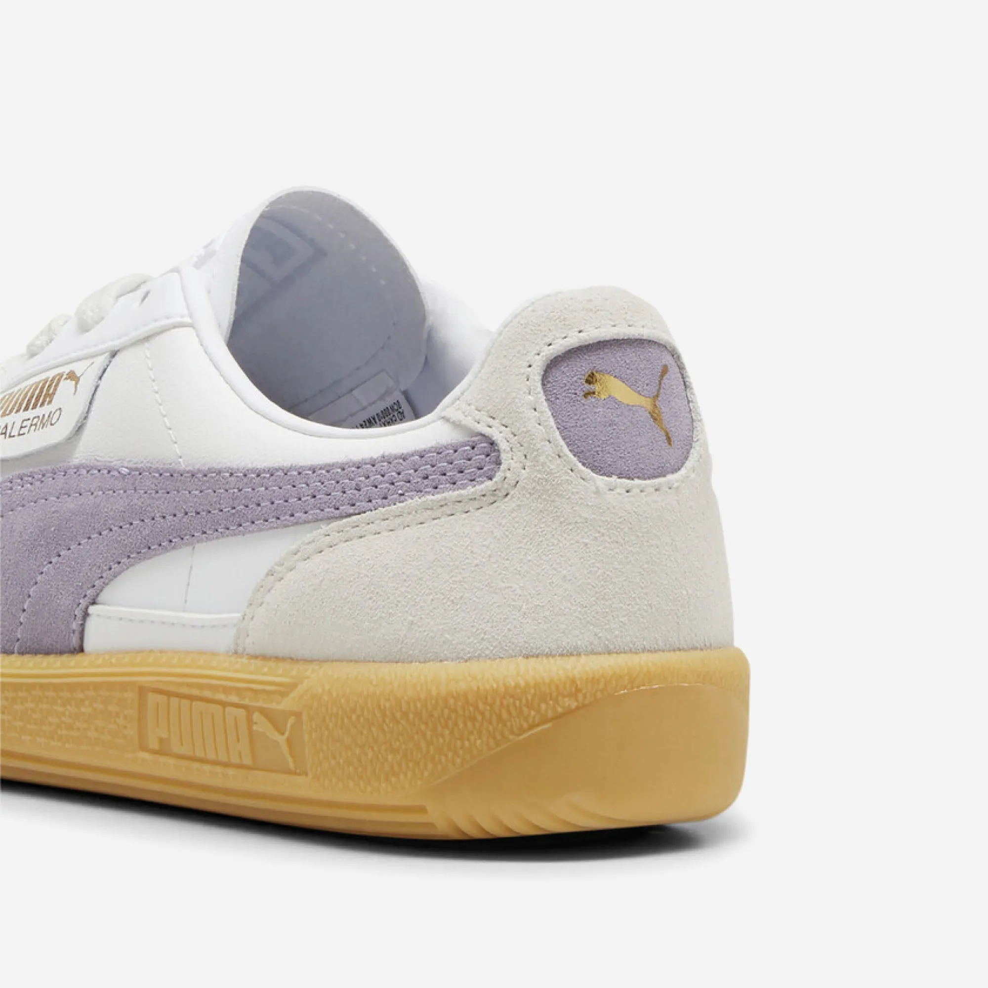 Puma Palermo Lth Unisex Sneakers White-Pale Plum-Gum