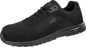 PUMA Women's Frontside Black Pink Eh Industrial Shoe