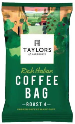 Rich Italian Coffee Bag by Taylors of Harrogate, Individual Bags