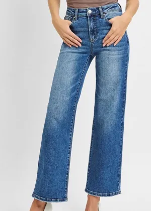 Risen High Rise Relaxed Straight Jeans