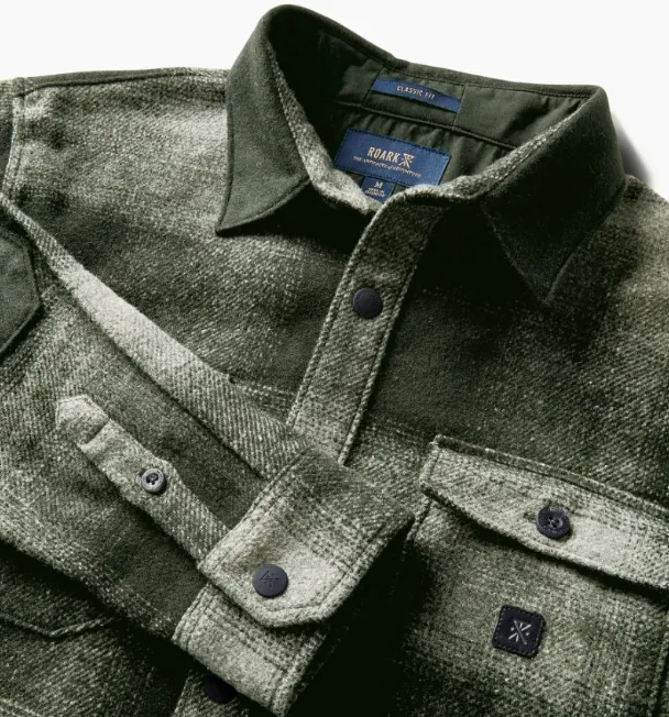 Roark Nordsman Long Sleeve Flannel - Dark Military 2.0