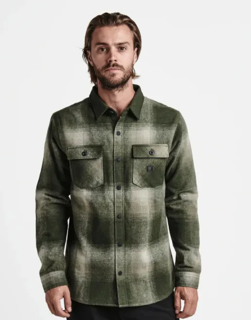 Roark Nordsman Long Sleeve Flannel - Dark Military 2.0